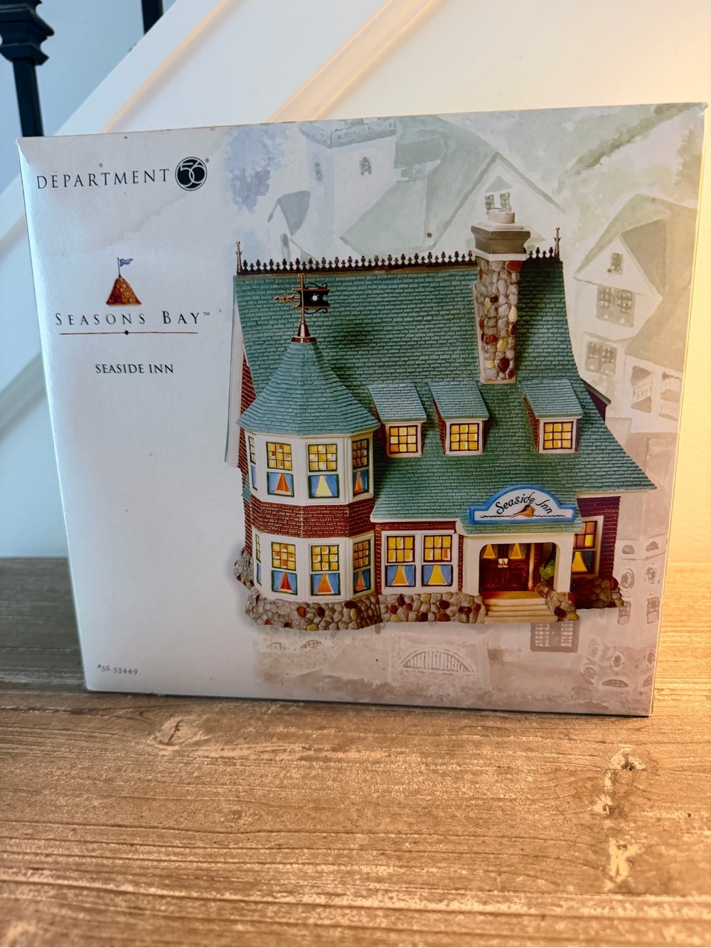 Department 56 Seasons Bay Seaside Inn House